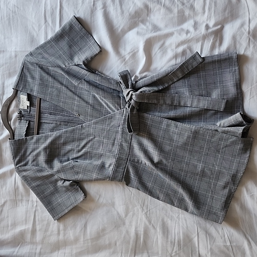 Everly Plaid Romper